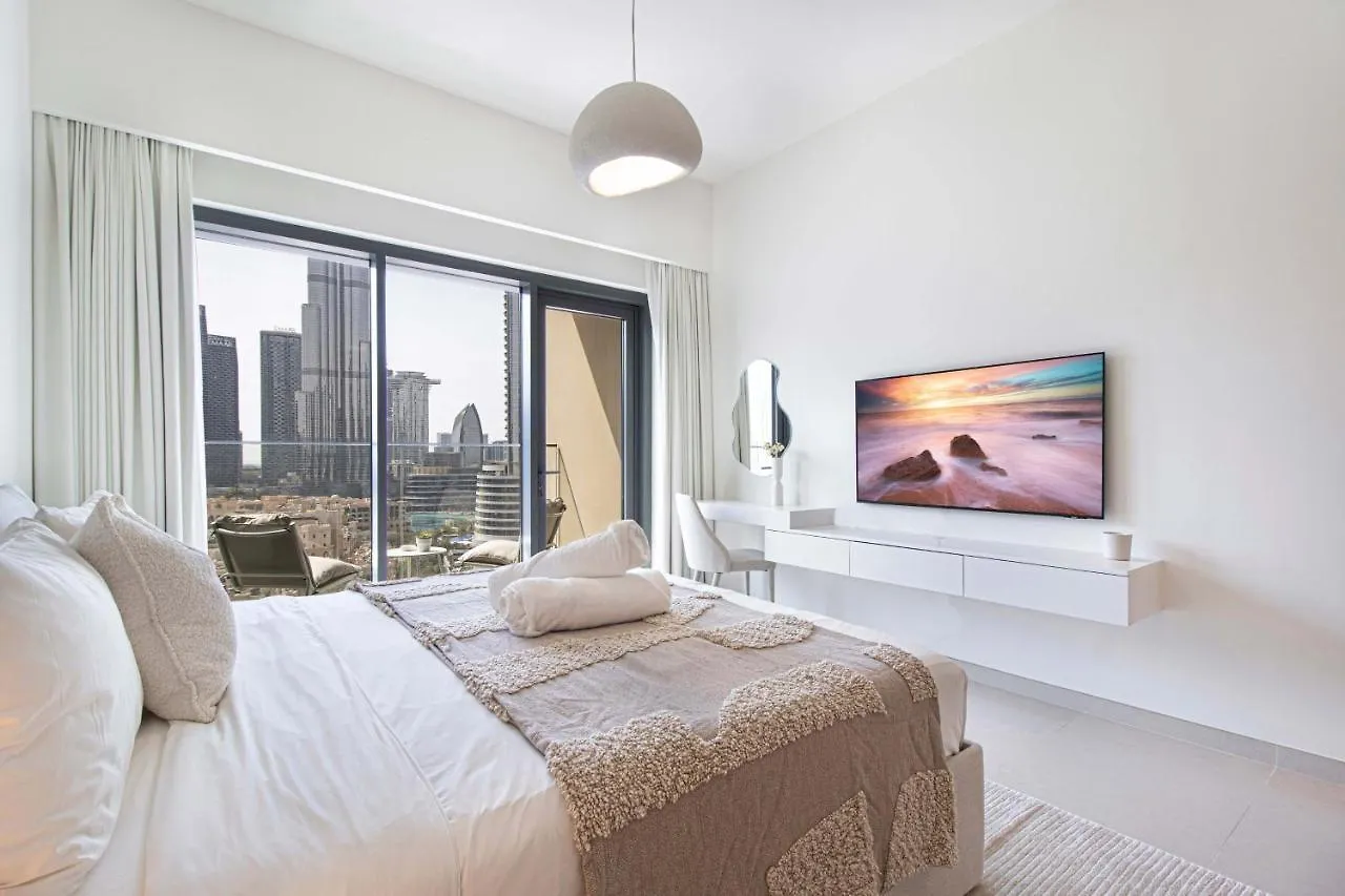 Havenue At Burj Royale - Full Burj Khalifa View - 2 Bed Apartment - Pool - Gym Dubaï